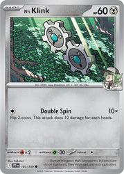 N's Klink (103/159) [Scarlet & Violet: Journey Together]