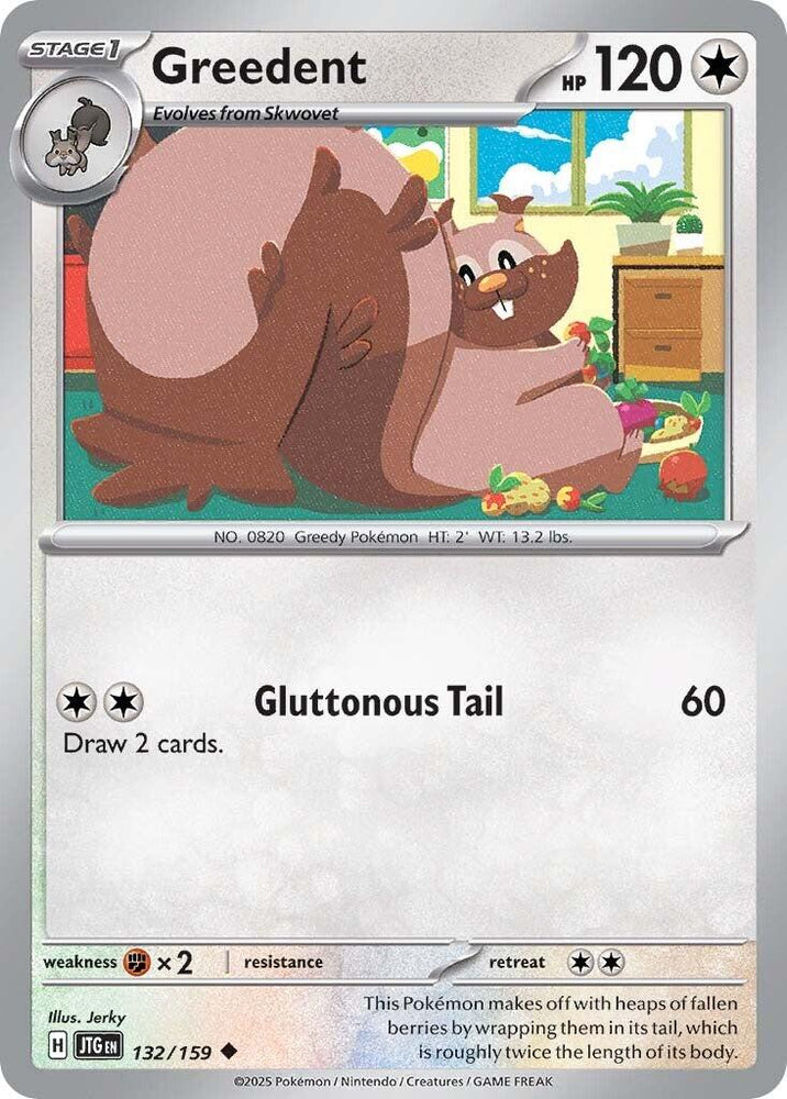 Greedent (132/159) [Scarlet & Violet: Journey Together]