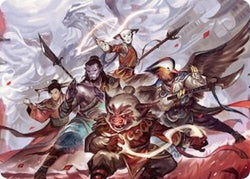 Will of the Jeskai Art Card (54/54) [Tarkir: Dragonstorm Art Series]