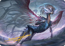 Shiko, Paragon of the Way Art Card (37/54) (Gold-Stamped Signature) [Tarkir: Dragonstorm Art Series]