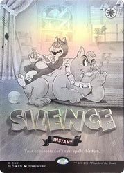 Silence (0881) (Black & White Foil) [Secret Lair Drop Series]