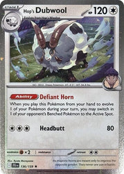 Hop's Dubwool (136/159) (Cosmos Holo) [Scarlet & Violet: Journey Together]