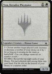 You, Iterative Playtester [Unknown Event]