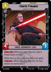 Darth Tyranus - Servant of Sidious (231/264) (231/264) [Legends of the Force]