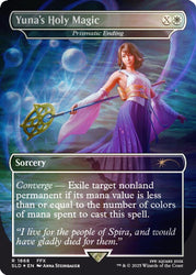 Yuna's Holy Magic - Prismatic Ending (Rainbow Foil) [Secret Lair Drop Series]