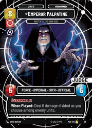 Emperor Palpatine (58) - Master of the Dark Side (58) [Judge Promos]