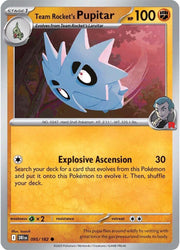 Team Rocket's Pupitar (095/182) [Scarlet & Violet: Destined Rivals]
