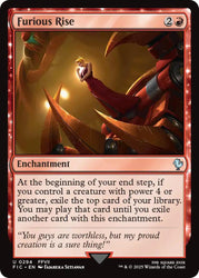 Furious Rise (Surge Foil) [FINAL FANTASY Commander]