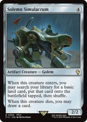 Solemn Simulacrum (Surge Foil) [FINAL FANTASY Commander]
