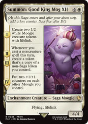 Summon: Good King Mog XII (Surge Foil) [FINAL FANTASY Commander]