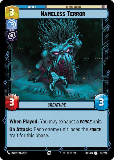 Nameless Terror (33/264) (33/264) [Legends of the Force]