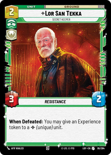 Lor San Tekka - Secret Keeper (95/264) (95/264) [Legends of the Force]