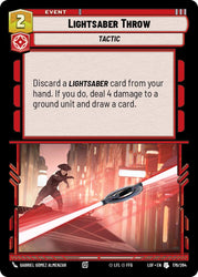 Lightsaber Throw (176/264) (176/264) [Legends of the Force]