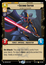 Second Sister - Seeking the Holocron (184/264) (184/264) [Legends of the Force]