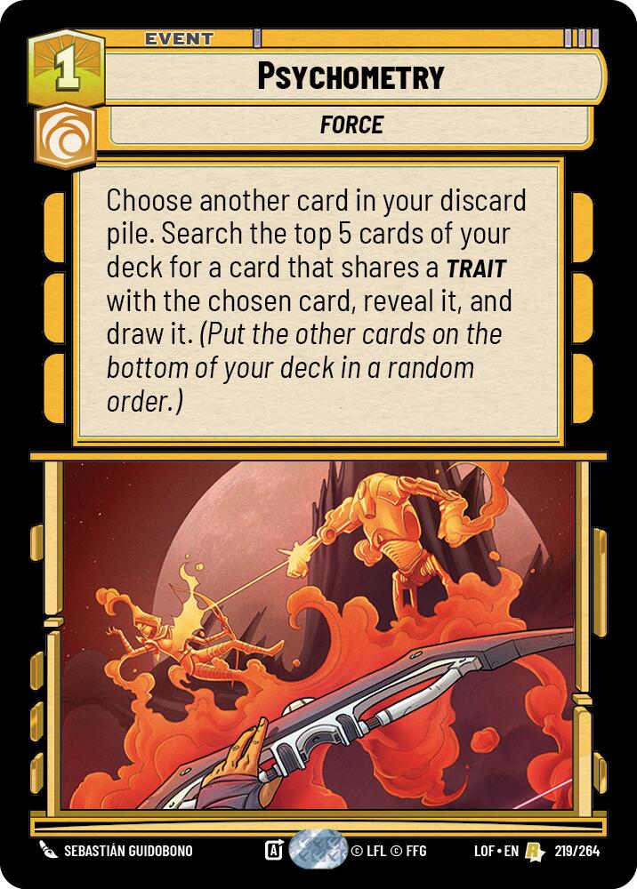 Psychometry (219/264) (219/264) [Legends of the Force]