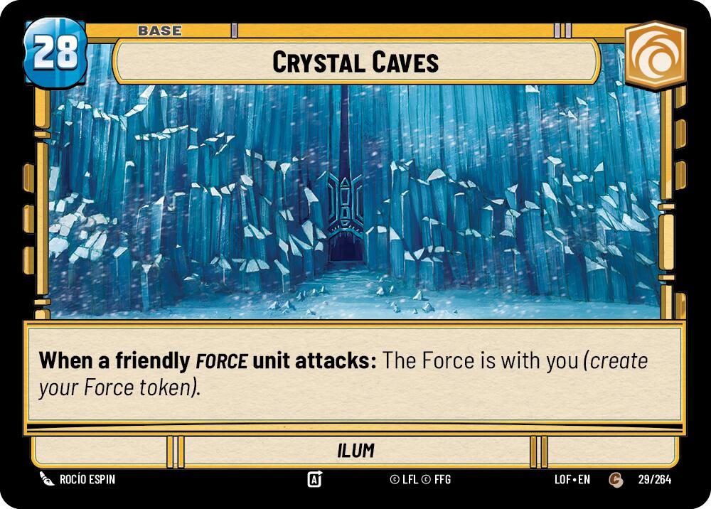 Crystal Caves // Shield (293/264 // T02/T03) (029/264 // T02/T03) [Legends of the Force]
