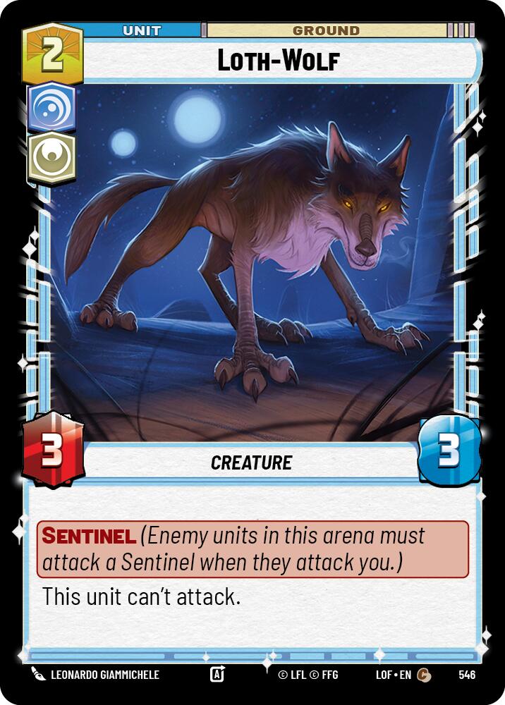 Loth-Wolf (546) (Foil) (546) [Legends of the Force]