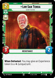 Lor San Tekka - Secret Keeper (597) (Foil) (597) [Legends of the Force]
