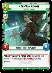 Obi-Wan Kenobi - Protective Padawan (598) (Foil) (598) [Legends of the Force]