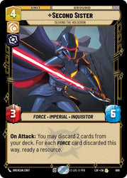 Second Sister - Seeking the Holocron (686) (Foil) (686) [Legends of the Force]