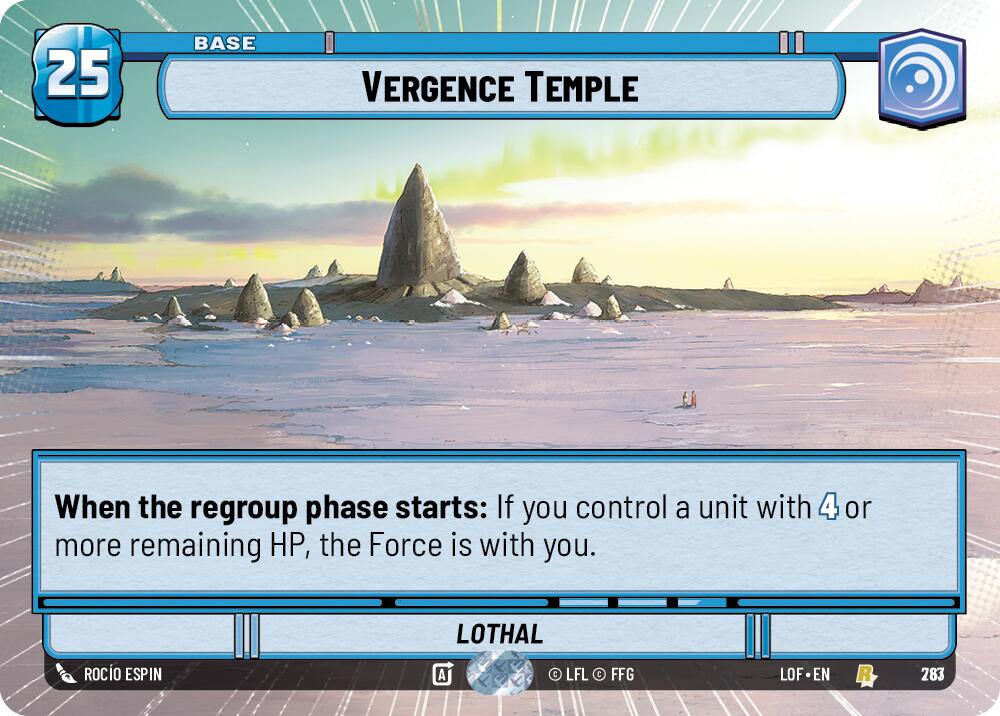 Vergence Temple (767) (Hyperspace Foil) (767) [Legends of the Force]