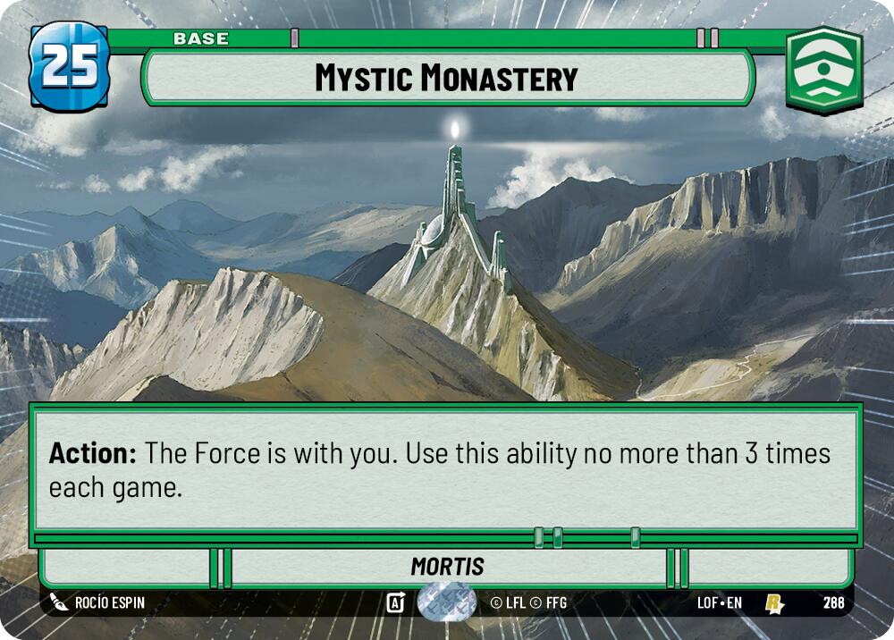 Mystic Monastery (768) (Hyperspace Foil) (768) [Legends of the Force]