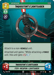 Inquisitor's Lightsaber (830) (Hyperspace Foil) (830) [Legends of the Force]