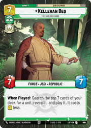 Kelleran Beq - The Sabered Hand (840) (Hyperspace Foil) (840) [Legends of the Force]