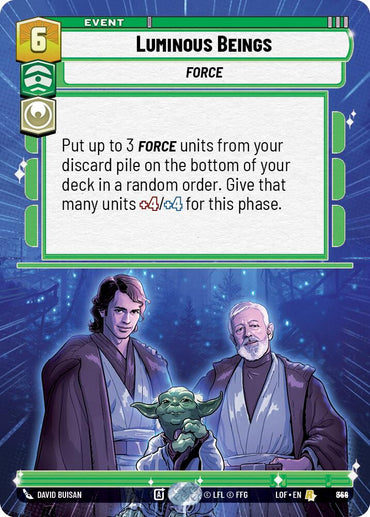 Luminous Beings (844) (Hyperspace Foil) (844) [Legends of the Force]