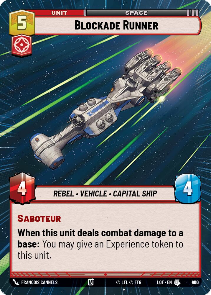 Blockade Runner (906) (Hyperspace Foil) (906) [Legends of the Force]