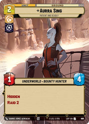 Aurra Sing - Patient and Deadly (919) (Hyperspace Foil) (919) [Legends of the Force]