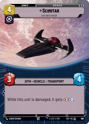 Scimitar - Sith Infiltrator (973) (Hyperspace Foil) (973) [Legends of the Force]