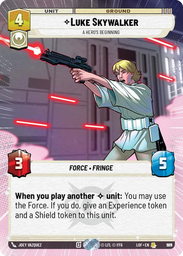 Luke Skywalker - A Hero's Beginning (989) (Hyperspace Foil) (989) [Legends of the Force]