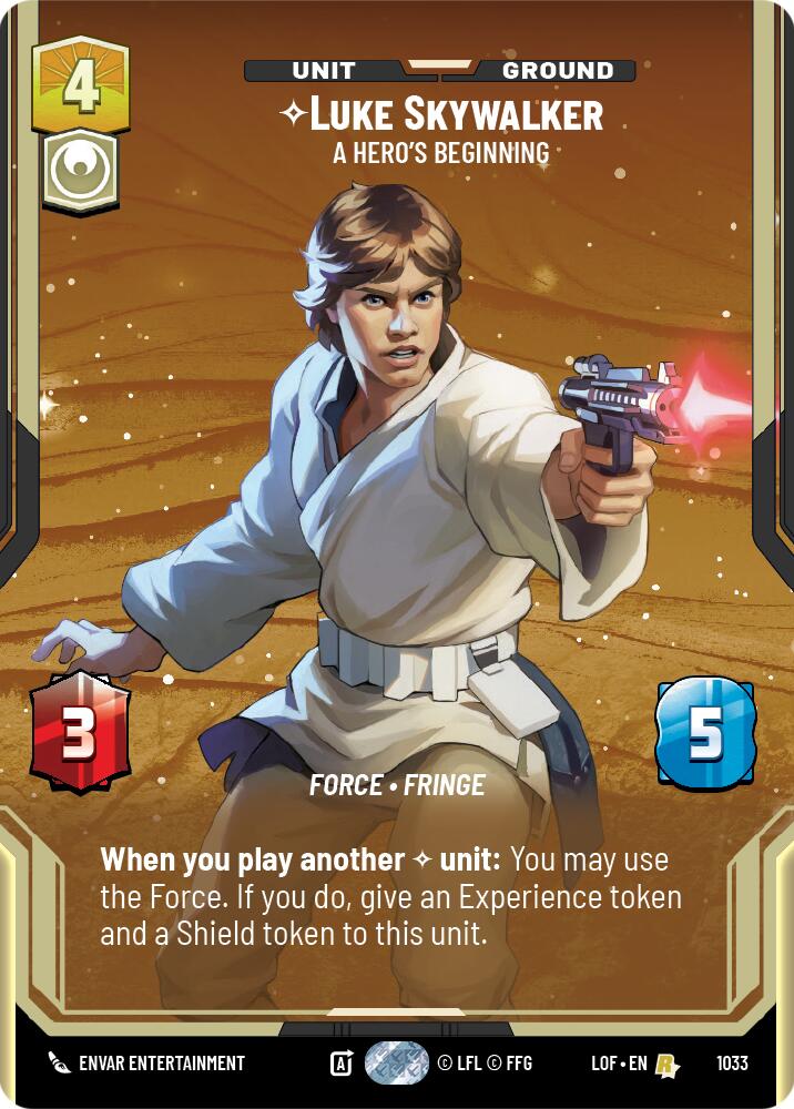 Luke Skywalker - A Hero's Beginning (1033) (Prestige) (1033) [Legends of the Force]