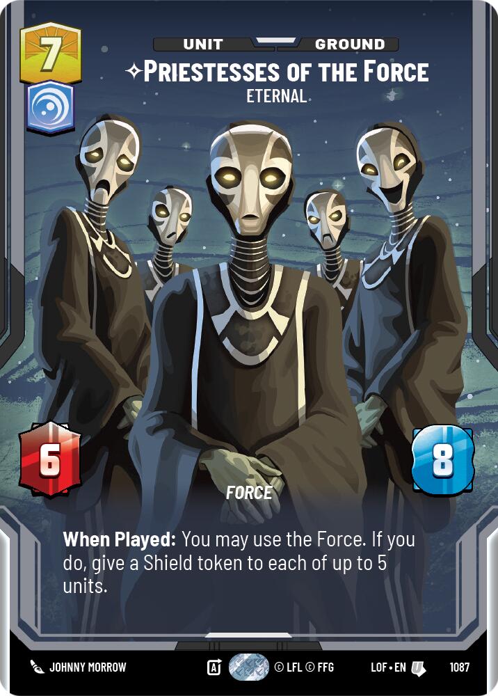 Priestesses of the Force - Eternal (1087) (Prestige Foil) (1087) [Legends of the Force]