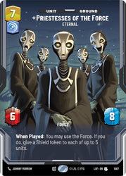 Priestesses of the Force - Eternal (1087) (Prestige Foil) (1087) [Legends of the Force]
