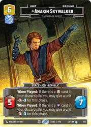 Anakin Skywalker - Champion of Mortis (1113) (Prestige Foil) (1113) [Legends of the Force]