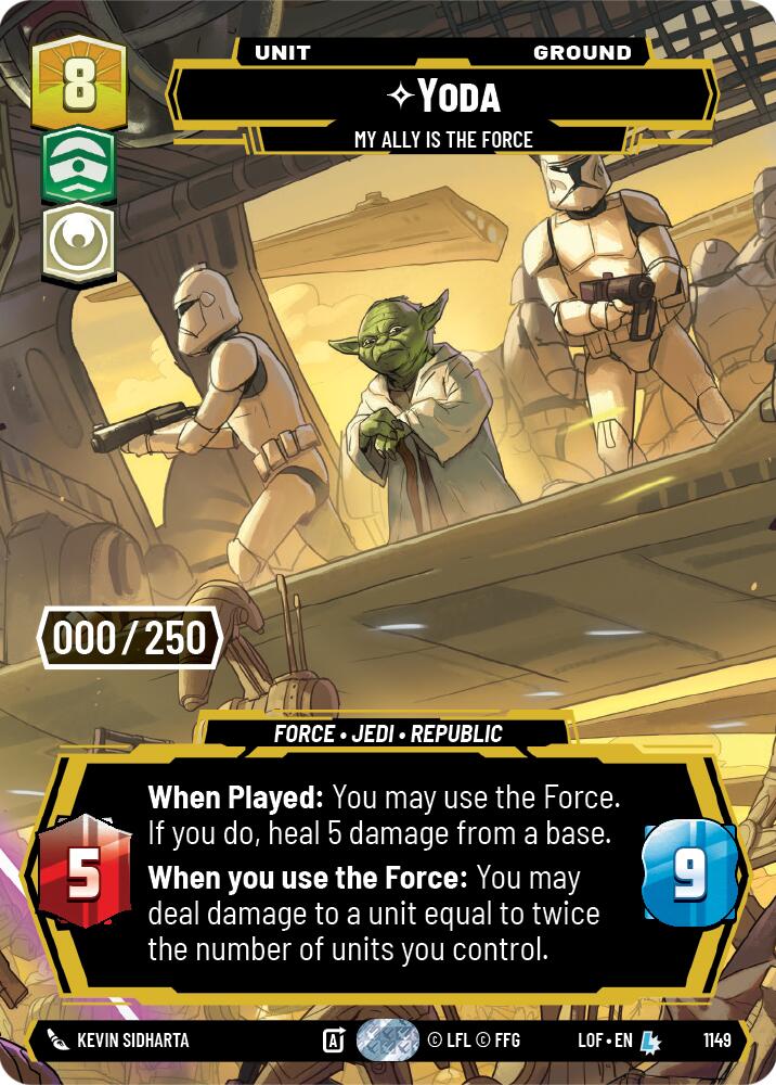 Yoda - My Ally is the Force (1149) (Serialized) (1149) [Legends of the Force]