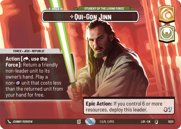 Qui-Gon Jinn - Student of the Living Force (1020) (Showcase) (1020) [Legends of the Force]
