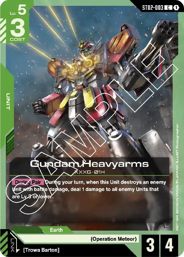 Gundam Heavyarms (ST02-003) [Starter Deck 02: Wings of Advance]