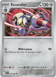 Escavalier (060/086) [Scarlet & Violet: Black Bolt]