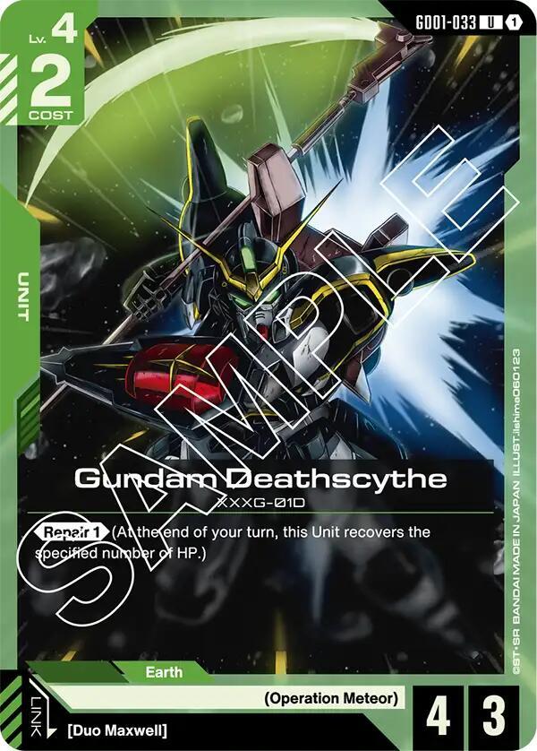 Gundam Deathscythe (GD01-033) (GD01-033) [Newtype Rising]