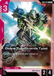 Geara Zulu (Guards Type) (GD01-052) [Newtype Rising]