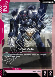 Zee Zulu (GD01-059) [Newtype Rising]