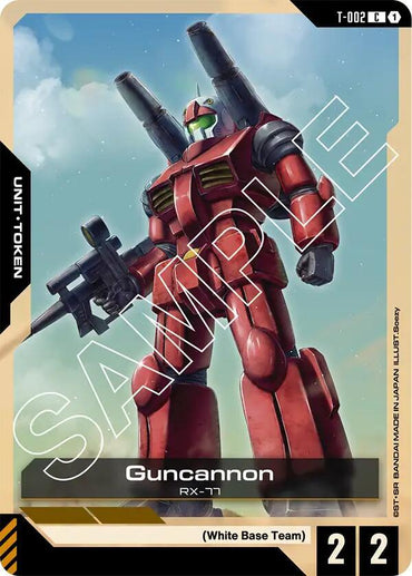 Guncannon (T-002) Token (T-002) [Newtype Rising]