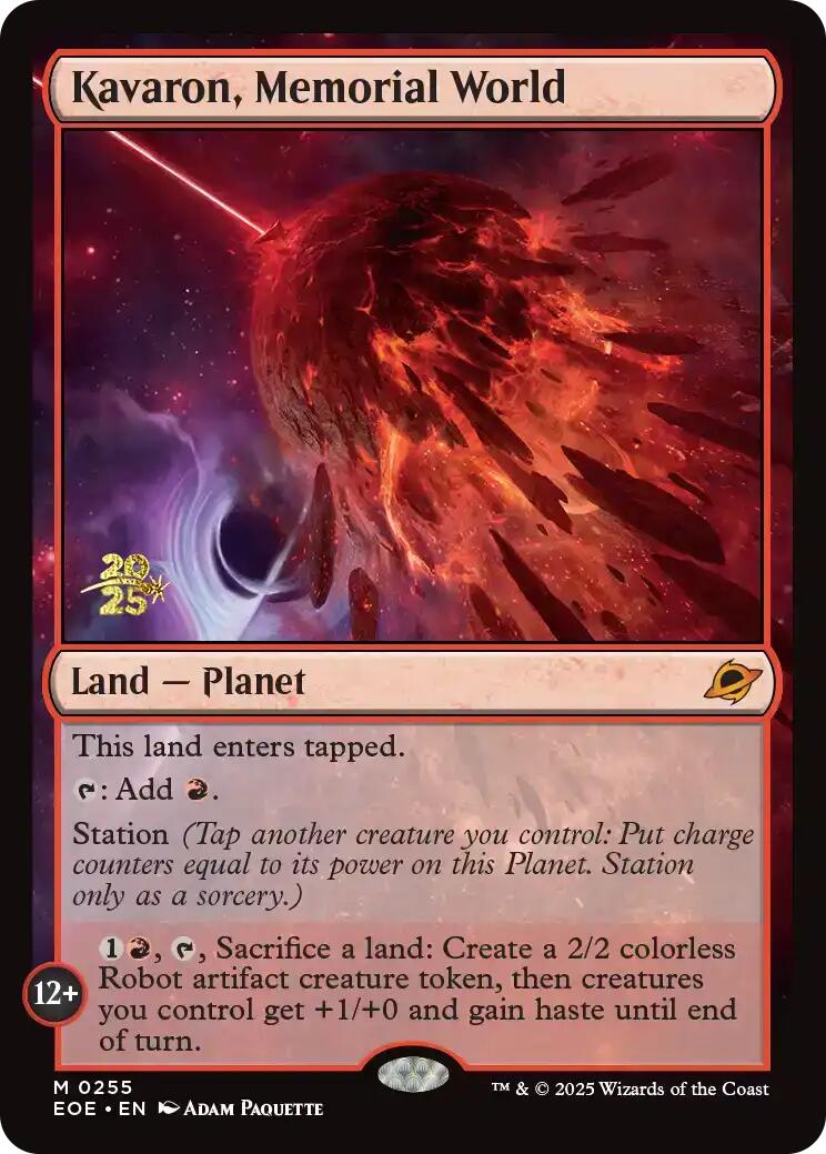 Kavaron, Memorial World [Edge of Eternities Prerelease Promos]