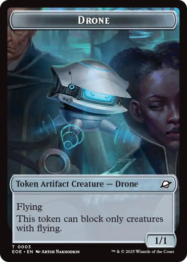 Drone // Lander (0005) Doubled-Sided Token [Edge of Eternities Tokens]