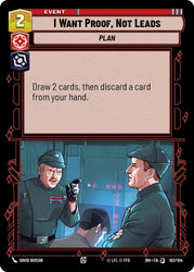 I Want Proof, Not Leads (102/104) (102/104) [Intro Battle: Hoth]