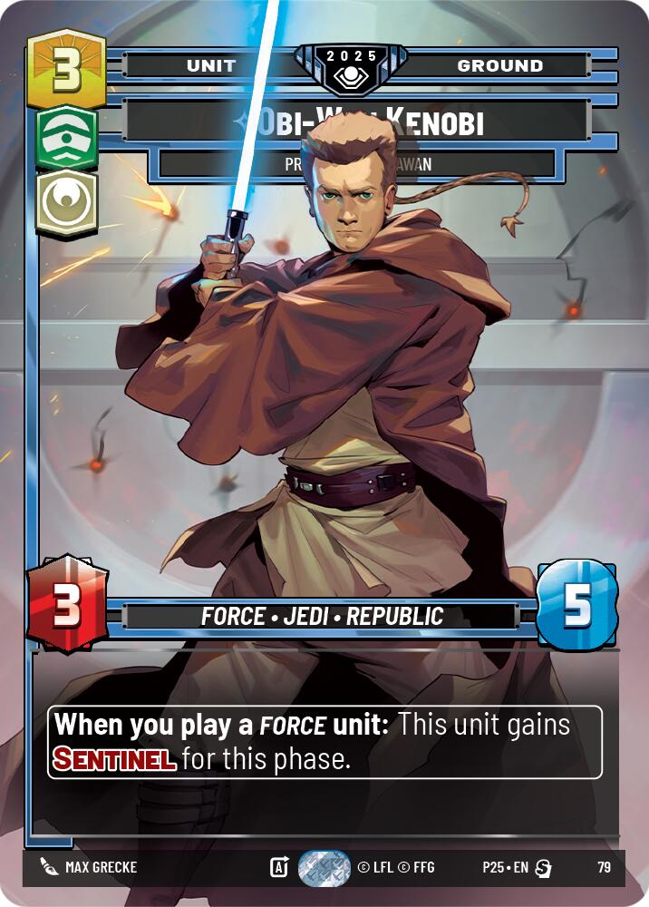 Obi-Wan Kenobi (79) - Protective Padawan (79) [Organized Play Promos]