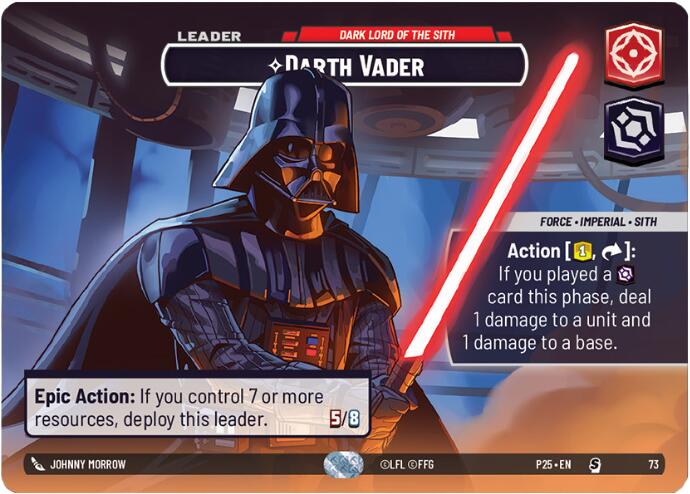 Darth Vader (73) - Dark Lord of the Sith (73) [Organized Play Promos]